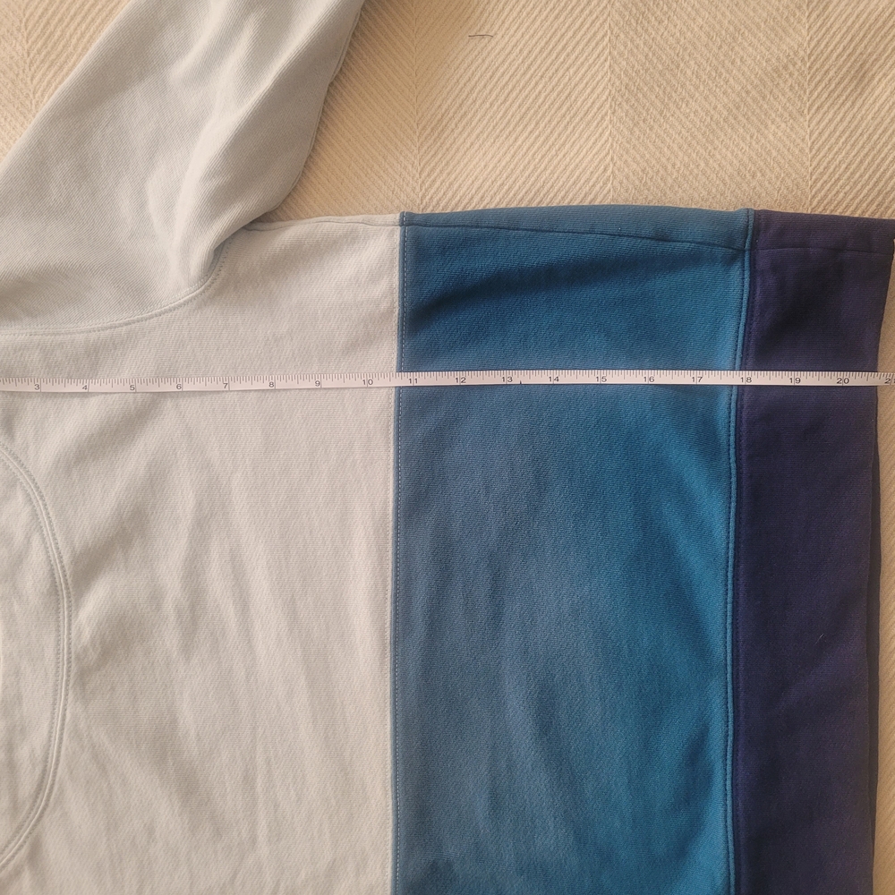 Blue Hi-Line Colorblock Sweatshirt - Picture 3 of 5